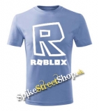 ROBLOX - Symbol & Znak - svetlomodré detské tričko