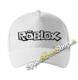 ROBLOX - Čierne Logo - biela šiltovka (-30%=AKCIA)