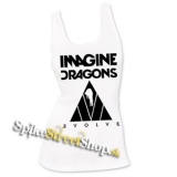 IMAGINE DRAGONS - Evolve Triangle Black - Ladies Vest Top - biele