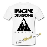 IMAGINE DRAGONS - EVolve Triangle Black - biele pánske tričko
