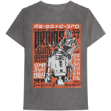 STAR WARS - Droids Rock - sivé pánske tričko