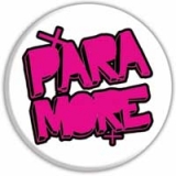 PARAMORE - Pink Logo - odznak
