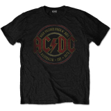 AC/DC - Est. 1973 - čierne pánske tričko