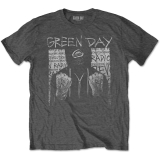 GREEN DAY - Ski Mask - sivé pánske tričko