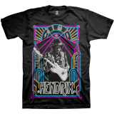 JIMI HENDRIX - Electric Ladyland Neon - čierne pánske tričko