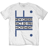 NEW ORDER - Movement - biele pánske tričko