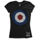 THE WHO - Target Distressed - čierne dámske tričko
