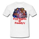 FIVE NIGHTS AT FREDDY´S - Family - biele detské tričko