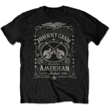 JOHNNY CASH - American Rebel - čierne pánske tričko
