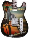 Gitara STATUS QUO - TRIBUTE IN THE ARMY NOW - Mini Guitar USA