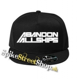 ABANDON ALL SHIPS - Logo - čierna šiltovka model "Snapback"