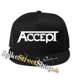 ACCEPT - Logo - čierna šiltovka model "Snapback"