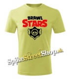 BRAWL STARS - Logo - jemne zelené detské tričko