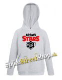 BRAWL STARS - Logo - sivá detská mikina