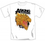 ASKING ALEXANDRIA - Dragon - biele pánske tričko