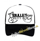 A BULLET FOR PRETTY BOY - Logo - čiernobiela sieťkovaná šiltovka model "Trucker"