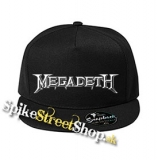 MEGADETH - Logo - čierna šiltovka model "Snapback"