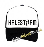 HALESTORM - Logo - čiernobiela sieťkovaná šiltovka model "Trucker"