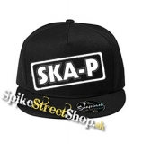 SKA-P - Logo - čierna šiltovka model "Snapback"