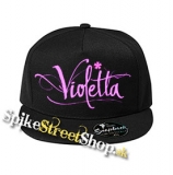 VIOLETTA - Logo - čierna šiltovka model "Snapback"