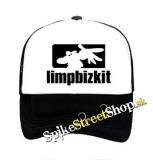 LIMP BIZKIT - Logo - čiernobiela sieťkovaná šiltovka model "Trucker"