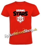 BRAWL STARS - Logo - červené pánske tričko