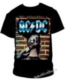 AC/DC - Blue logo + Wall - pánske tričko