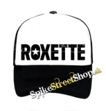 ROXETTE - Logo - čiernobiela sieťkovaná šiltovka model "Trucker"