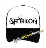 SATYRICON - Logo - čiernobiela sieťkovaná šiltovka model "Trucker"