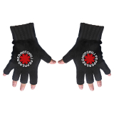 RED HOT CHILI PEPPERS - Asterisk - čierne rukavice bez prstov