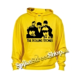ROLLING STONES - Band Portrait - žltá pánska mikina