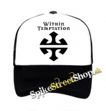 WITHIN TEMPTATION - Logo - čiernobiela sieťkovaná šiltovka model "Trucker"