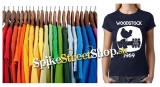 WOODSTOCK ´69 - farebné dámske tričko