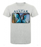 AVATAR - Jake & Neytiri - šedé pánske tričko