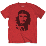 CHE GUEVARA - Black On Red - červené pánske tričko