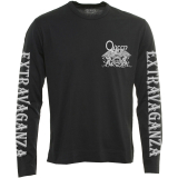 QUEEN - Extravaganza - čierne pánske tričko s dlhými rukávmi
