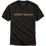 VIOLENT FEMMES - Salmon Pink Vintage Logo - čierne pánske tričko