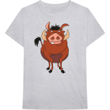 DISNEY - Lion King Pumbaa Pose - sivé pánske tričko