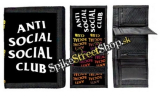 ANTI SOCIAL SOCIAL CLUB - B&W Text - The Nothing - peňaženka