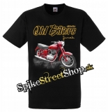 JUNAK - Old Bikers Collection - čierne pánske tričko