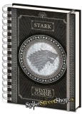 GAME OF THRONES - Stark Winter Coming - zápisník na poznámky