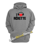 I LOVE ROXETTE - Motive 2 - sivá detská mikina