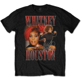 WHITNEY HOUSTON - 90s Homage - čierne pánske tričko