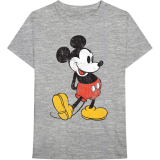 DISNEY - Mickey Mouse Vintage - sivé pánske tričko