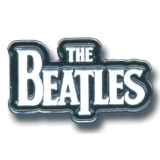 BEATLES - Drop T Logo - kovový odznak