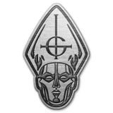 GHOST - Papa Head - kovový odznak