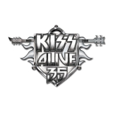 KISS - Alive 35 Tour - kovový odznak
