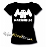 MARSHMELLO - Logo DJ - čierne dámske tričko