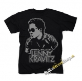 LENNY KRAVITZ - Logo & Portrait Grey - čierne detské tričko