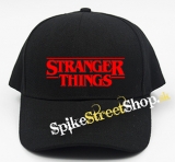 STRANGER THINGS - Red Logo - čierna šiltovka (-30%=AKCIA)
